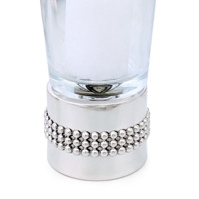 Bier Judaica 925 Sterling Silver Handcrafted Dual Travel Shabbat Candl