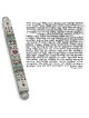 Dorit Judaica Floral Mandala with Pomegranates Slim Mezuzah Case with
