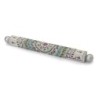 Dorit Judaica Floral Mandala with Pomegranates Slim Mezuzah Case with