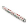 Dorit Judaica Floral Mandala with Pomegranates Slim Mezuzah Case with
