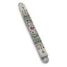 Dorit Judaica Floral Mandala with Pomegranates Slim Mezuzah Case with