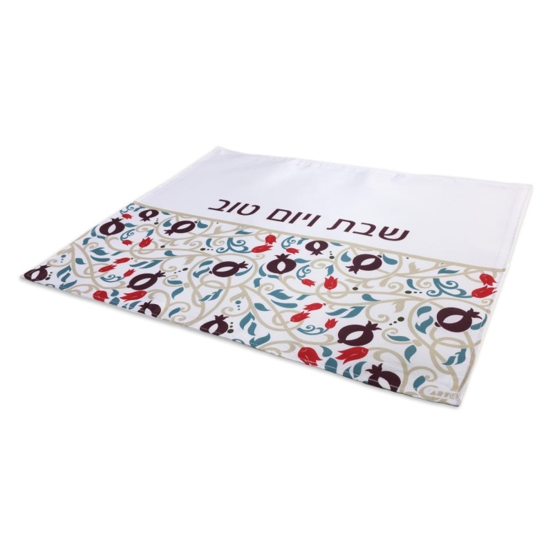 Shabbat and Yom Tov Purple Pomegranates Challah Cover