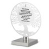 Silver-Plated Tree of Life Standing Jewish Home Blessing by Hazorfim