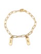 Personalized Sterling Silver Paperclip Mom Bracelet - Up To Five Names