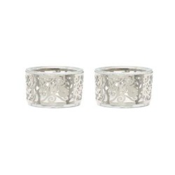 Yair Emanuel Small Candlesticks Stainless... | Candlesticks by Emanuel