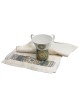 Dorit Judaica Pomegranate Mandala Netilat Yadayim Towel and Washing Cu