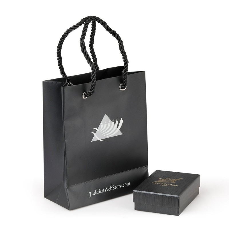 Hebrew Name Necklace For Mom - 24K Yellow Gold Plated English or Hebre