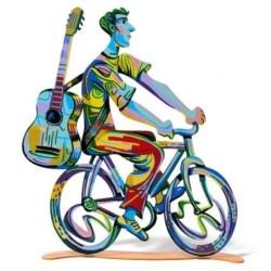 David Gerstein Signed Sculpture - Troubadour