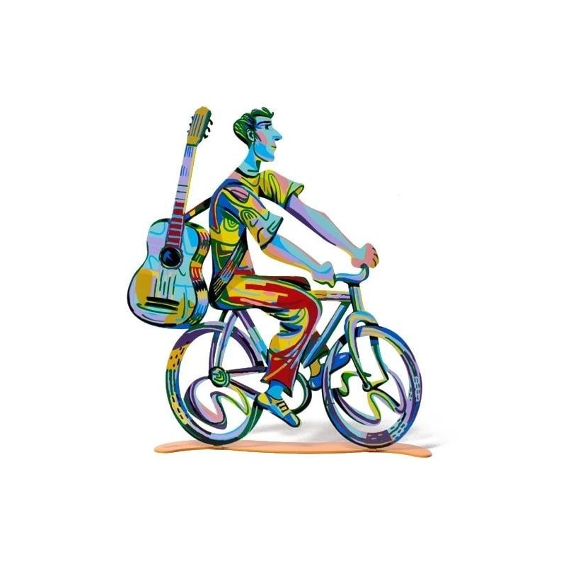 David Gerstein Signed Sculpture - Troubadour