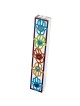 Dorit Judaica Large Acrylic Mezuzah Case With Colorful Hamsa Design