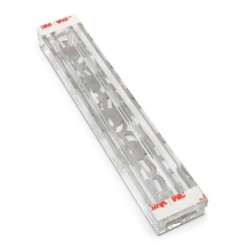 Dorit Judaica Large Acrylic Mezuzah Case With Colorful Hamsa Design