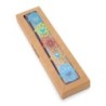 Dorit Judaica Large Acrylic Mezuzah Case With Colorful Hamsa Design