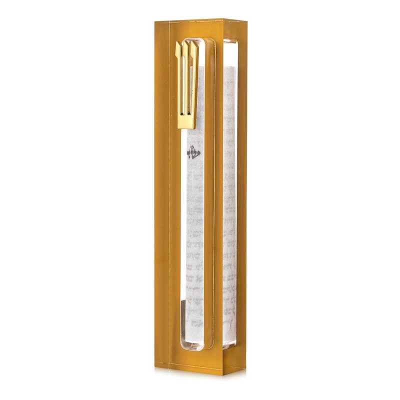 Dorit Judaica Colored Plexiglass Mezuzah Display Case