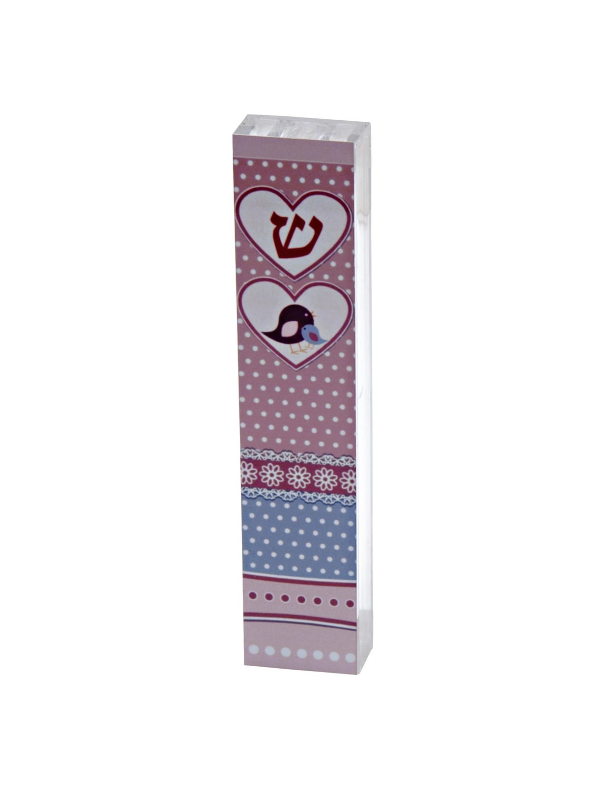 Dorit Judaica Children's Mezuzah Case - Pinks