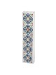 Dorit Judaica Acrylic Mezuzah Case with Aluminum Front - Flowers