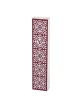 Dorit Judaica Acrylic Mezuzah Case with Aluminum Front - Red Garden