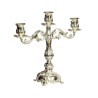 Silver Plated Three Branch Candelabrum o... | Traditional Candlesticks