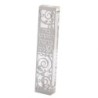 Dorit Judaica Acrylic Mezuzah Case with Steel and Swarovski Crystals -
