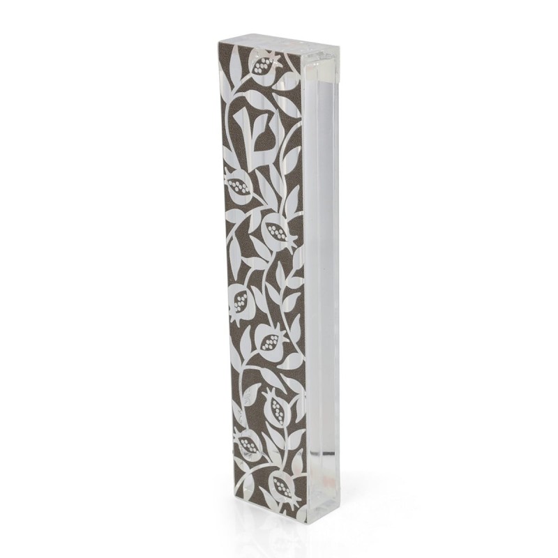 Dorit Judaica Pomegranate Vines Mezuzah Case