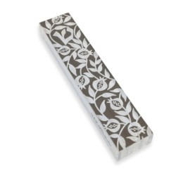 Dorit Judaica Pomegranate Vines Mezuzah Case