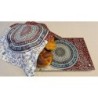 Dorit Judaica Challah Cover With Mandala Pattern and Shabbat Verses