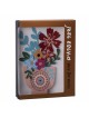 Dorit Judaica Colored Metal Standing Flower Pot - Multiple Blessings