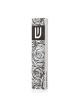 Dorit Judaica Black & White Laser-Cut Pattern Mezuzah Case