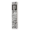 Dorit Judaica Black & White Laser-Cut Pattern Mezuzah Case