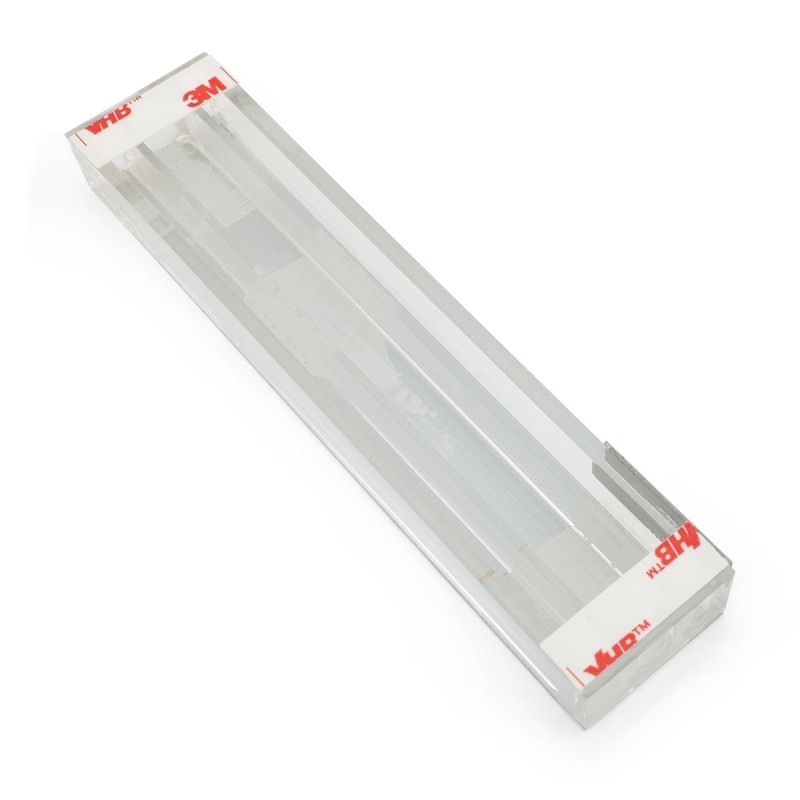 Dorit Judaica Gold-Plated Acrylic Mezuzah Case