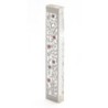 Dorit Judaica Large Acrylic and Steel Mezuzah Case - Pomegranates