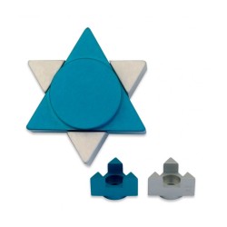 Avner Agayof Anodized Aluminum Travel Shab... | Candlesticks by Agayof