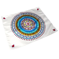 Dorit Judaica Challah Cover - Multicolored Pomegranate Design