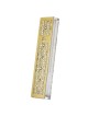 Dorit Judaica Gold-Plated Acrylic Mezuzah Case With Abstract Design