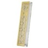 Dorit Judaica Gold-Plated Acrylic Mezuzah Case With Abstract Design