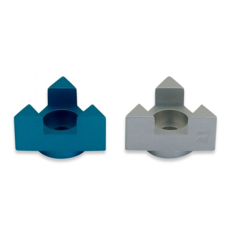 Avner Agayof Anodized Aluminum Travel Shab... | Candlesticks by Agayof