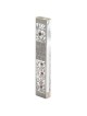 Dorit Judaica Large Acrylic and Steel Mezuzah Case - Peaceful Pomegran