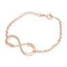 Gold Plated English / Hebrew Infinity Name Bracelet (Up To 2 Names)