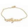 Double Thickness Gold Plated English Mom Bracelet