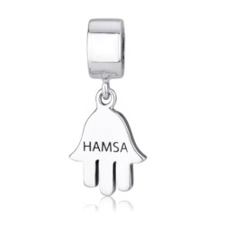 Marina Jewelry Engraved Hamsa Pendant Charm