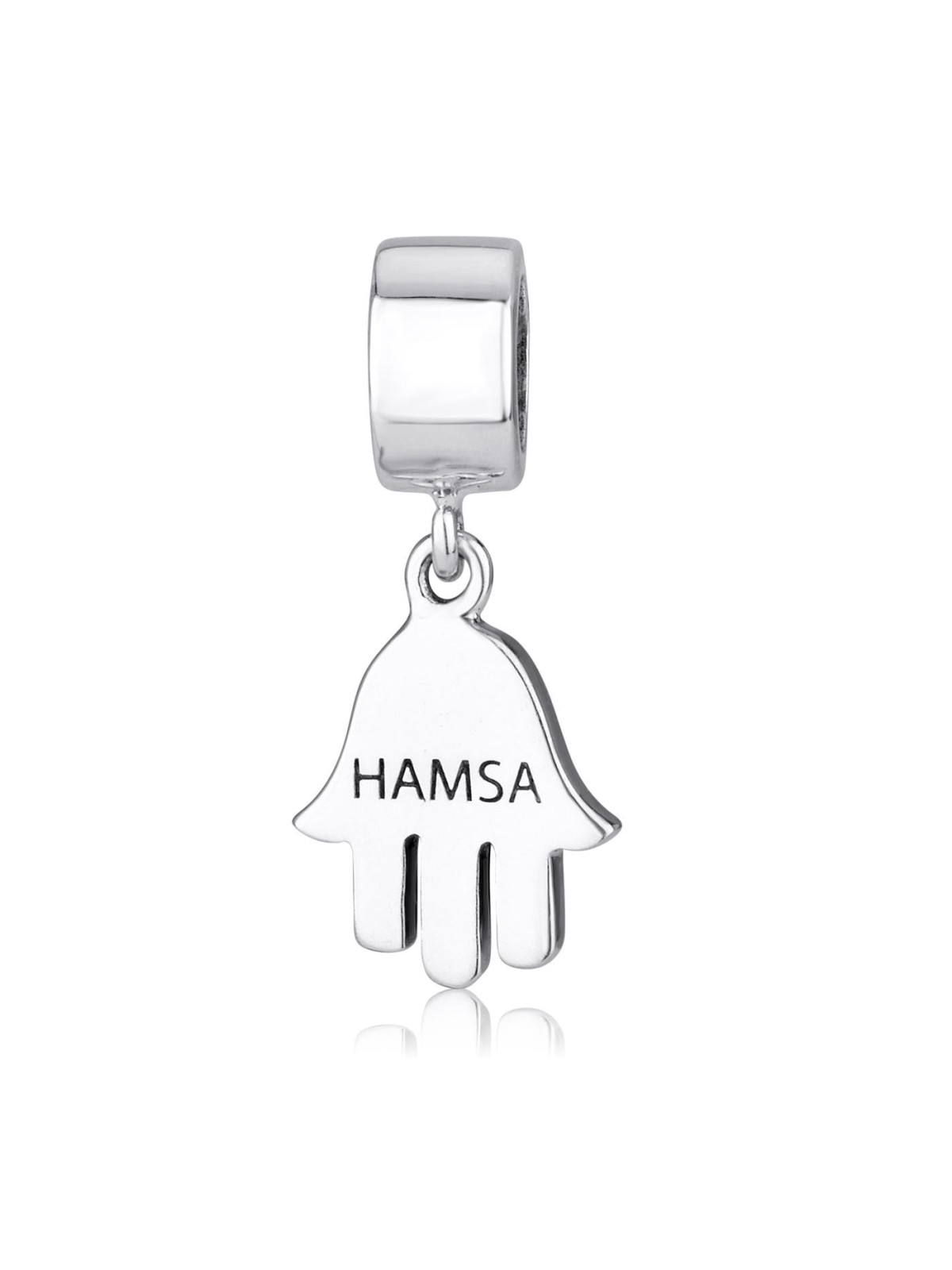 Marina Jewelry Engraved Hamsa Pendant Charm
