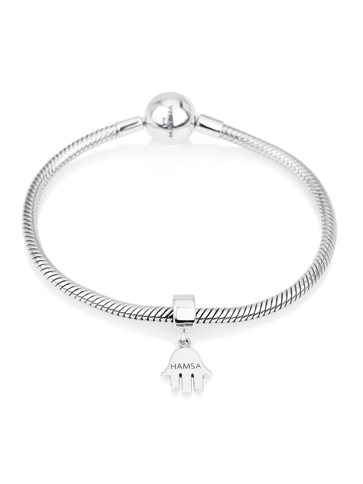 Marina Jewelry Engraved Hamsa Pendant Charm