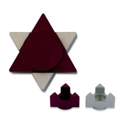 Avner Agayof Aluminum Travel Shabbat Candl... | Candlesticks by Agayof