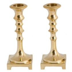 Israel Museum Brass Candlesticks. Replica. Poland 19th century