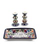 Shabbat Candlesticks Set. Armenian Ceramic