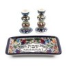 Shabbat Candlesticks Set. Armenian Ceramic