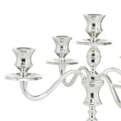 Silver-Plated 5-Armed Candelabra