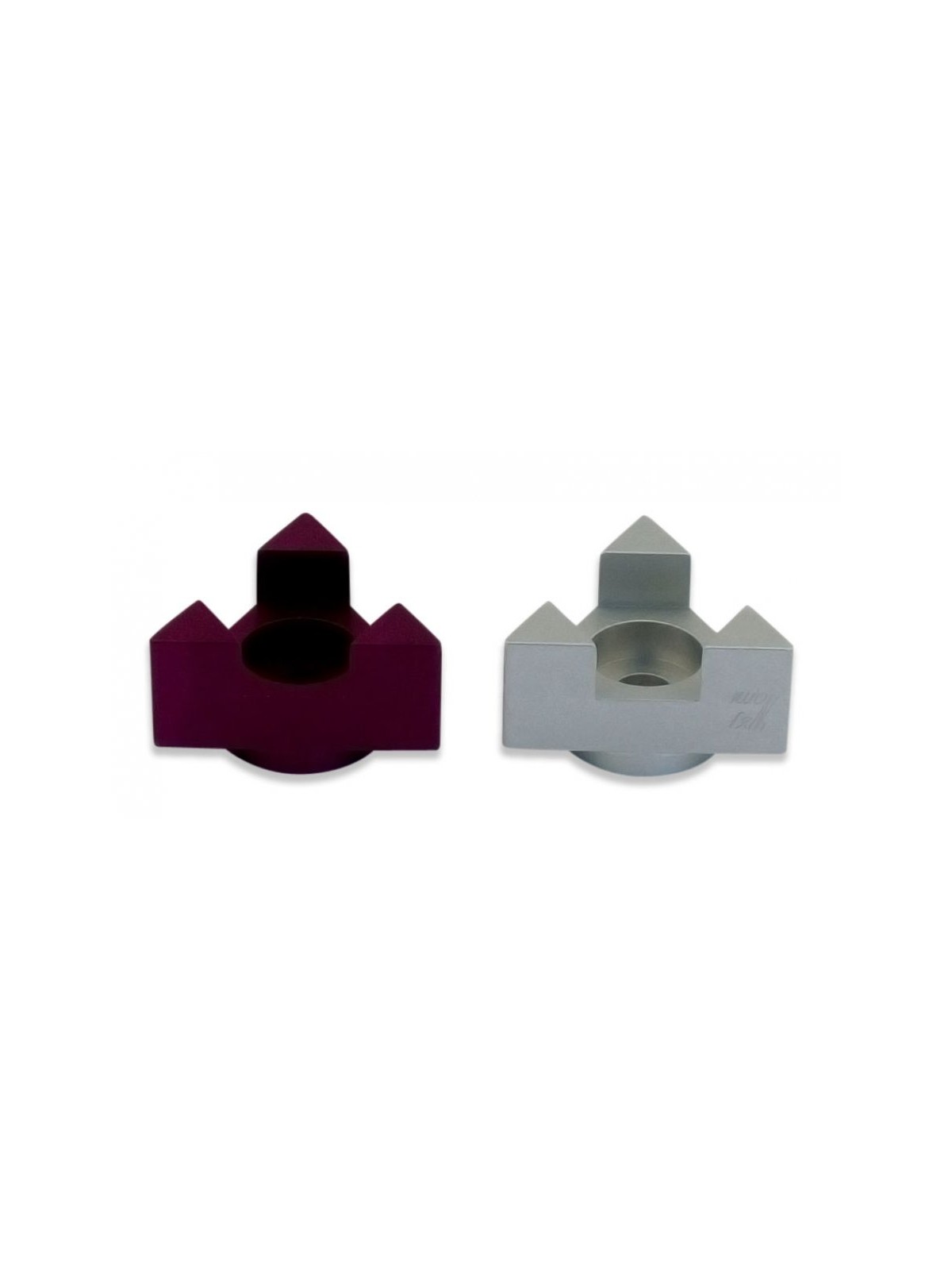 Avner Agayof Aluminum Travel Shabbat Candl... | Candlesticks by Agayof