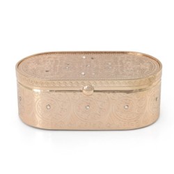 Travel Shabbat Candlesticks with Ornate Floral Design