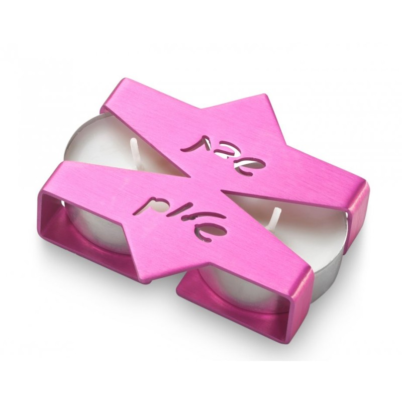 Adi Sidler Shabbat Shalom Travel Candlesticks... | Travel Candlesticks