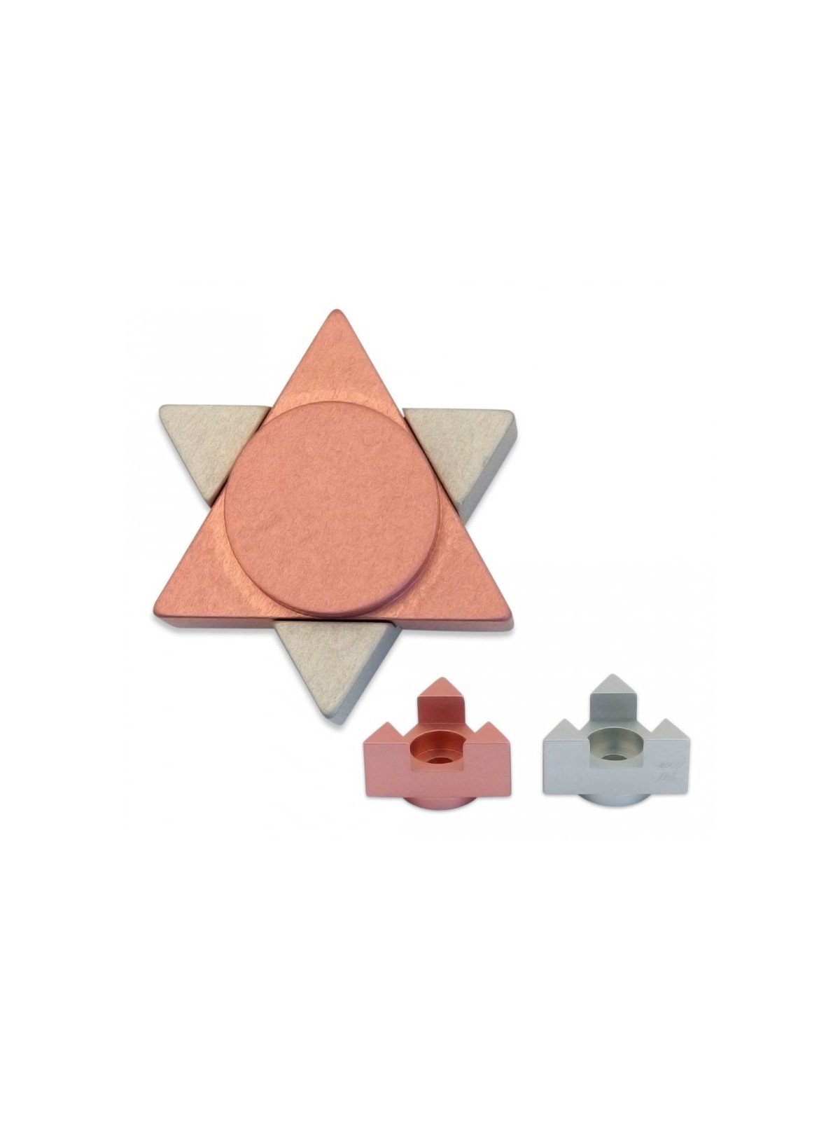 Avner Agayof Anodized Aluminum Travel Shab... | Candlesticks by Agayof